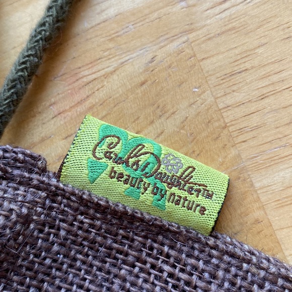 Natural material bag 9,5x10,5” for garlic or onion - Picture 4 of 4